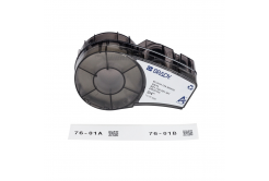 Brady M21-750-581-WT / 152247, 19.05 mm, Vinyl, black text / white tape