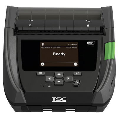 TSC A40LR-A001-1002 DT, label printer, Alpha 40L, USB, BT (iOS), Wi-Fi, NFC, 8 dots/mm (203 dpi), RTC, display, RFID, OPOS