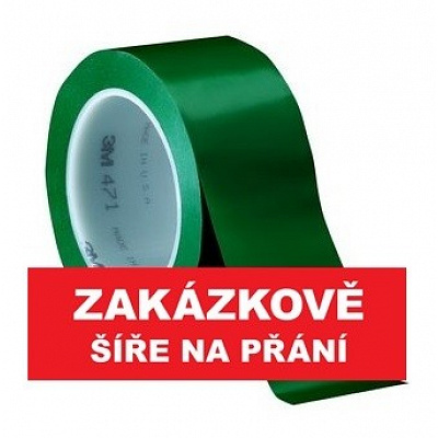 3M 471 Marking PVC adhesive tape, abrasion-resistant, green 19 mm x 33 m