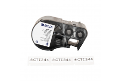 Brady M4-89-422 / 170737, 12.70 mm x 38.10 mm, Polyester, black text / white tape