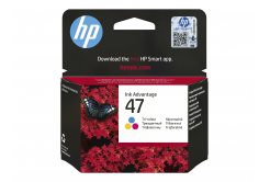 HP 47 6ZD61AE#BHK color original ink cartridge