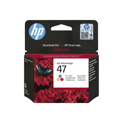 HP 47 6ZD61AE#BHK color  original ink cartridge