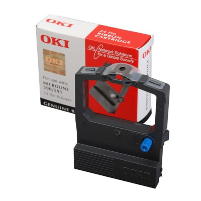 OKI 09002316, black, original color ribbon