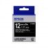 Epson LabelWorks LK-4BWV C53S654009 12mm x 9m, white text / black tape, original tape