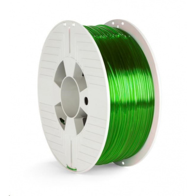 Verbatim 55057 3D filament, PET-G, 1,75mm, 1000g, 327m, Green Transparent