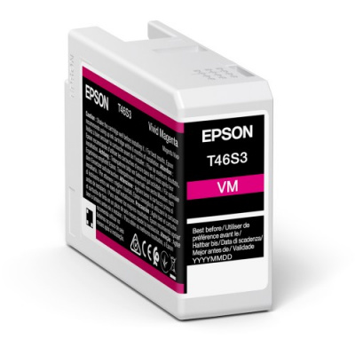Epson T46S3 C13T46S300 purpurová (magenta) originální cartridge