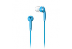 Genius HS-M320, headphones, without volume control, blue, in-ear type, 3.5 mm jack