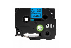 Compatible tape Brother TZ-S561 / TZe-S561, 36mm x 8m, extr.adh. black text / blue tape