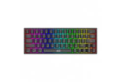 Marvo SHOGO 63, keyboard US, gaming, wired (USB), black, mechanical, backlight