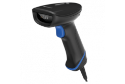Newland HR23 NLS-HR2300-V2-SA-W Dorada Series, handheld scanner, healthcare, 2D, imager, IP52, USB, incl. straight cable (white, 2 m), desk-/wall holder