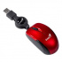 Genius Mouse Micro Traveler V2 31010125107, 1200DPI, optical, 3 buttons, wired USB, red, Micro