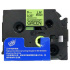 Compatible tape Brother TZ-D21/TZe-D21, signal 9mm x 8m, black text/green tape