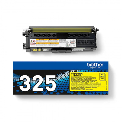 Brother TN-325Y yellow original toner