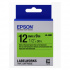 Epson LabelWorks LK-4GBF C53S654018 12mm x 9m, black text / green tape, fluorescent, original tape