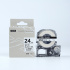 Epson LTS24KW, 24mm x 5m, black text / white tape, compatible tape