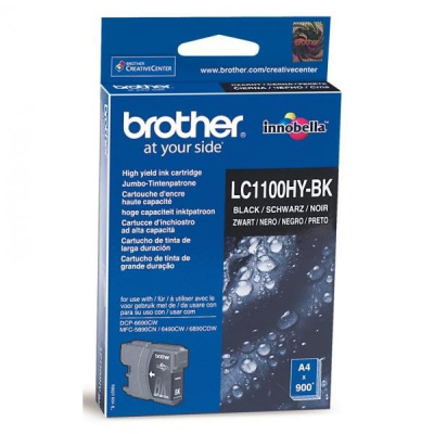 Brother LC-1100HYBK black original ink cartridge