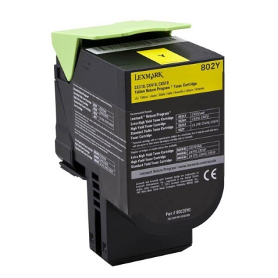 Lexmark 80C20Y0 yellow original toner