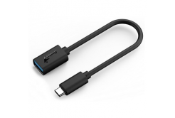 Genius 32590003400 USB adapter, (3.0), USB C male - USB A female, black, USB 3.0, up to 5Gbps