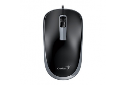 Wired mouse, Genius DX-125S, black-gray, optical, 1200 DPI