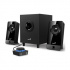 Genius speakers SW-2.1 300X, 2.1, 10W, black, control panel, microphone input, 3.5 mm jack, 25Hz~18kHz