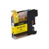 Brother LC-125XL/LC-127XL yellow compatible inkjet cartridge