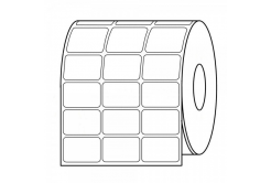 Self-adhesive labels 32x20 mm, three-line, 9000 pcs, thermo, roll