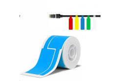 Niimbot labels for cables T 1EA01174301 25x76mm 200pcs Blue for B21, B21S, B3, B1S