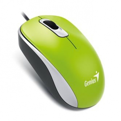 Genius Mouse DX-110 31010116112, 1000DPI, optic, 3tl., wired USB, green