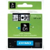 Dymo D1 40910, S0720670, 9mm x 7m, black text / clear tape, original tape