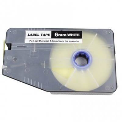 Selfadhesive tape L-Mark LM512WL, 12mm x 8m, white