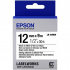 Epson LabelWorks LK-4WBW C53S654016 12mm x 9m, black text / white tape, strong adhesive, original tape