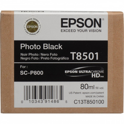Epson T8501 C13T850100 photo black original ink cartridge