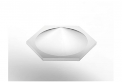 3M Bumpon SJ6553 clear, pointed, plateau = 132 pcs
