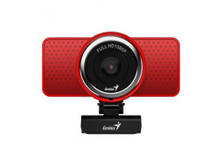 Genius Full HD Webcam ECam 8000, 1920x1080, USB 2.0, red, Windows 7 and later, FULL HD, 30 FPS