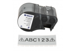 Brady M5C-1500-584 / 170937, 38.10 mm x 6.10 m, Plastic, black text / white tape