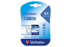 Verbatim 44024 microSDXC Flash Card, memory card, SDXC, 64GB