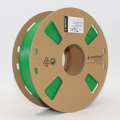 Gembird 3DP-PETG1.75-01-G, 3D filament, PETG, 1,75mm, 1000g, Green