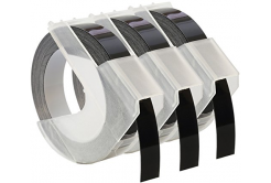 Dymo S0847730, 9mm x 3 m, white / black, 3pcs, compatible tape