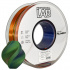 Professional Lab FG-P106-E1, 3D filament, PLA Silk, 1,75mm, 1000g, Tri Color, Orange, Blue, Green