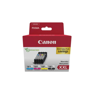 Canon CLI-581XXL 1998C006 color (CMYK) multipack of original cartridges