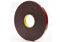 3M VHB 4611-F, 19 mm x 3 m, dark grey double-sided adhesive acrylic tape, thickness 1,1 mm