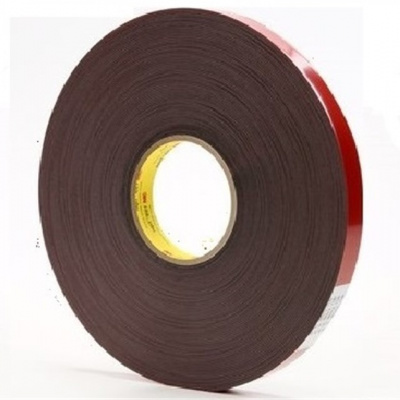 3M VHB 4611-F, 19 mm x 3 m, dark grey double-sided adhesive acrylic tape, thickness 1,1 mm