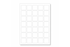 Self-adhesive labels 30 x 30 mm, 54 labels, A4, 100 sheets