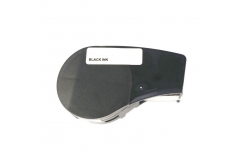 Brady M21-375-595-WT self-adhesive vinyl, 9,52 mm x 6,4 m, black text / white tape, compatible tape