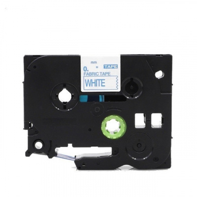 Compatible tape Brother TZe-FA2, 9mm x 3m, blue text / white tape, ironing