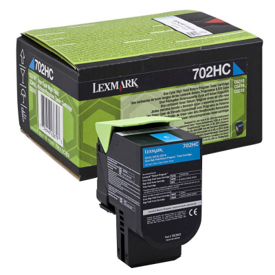 Lexmark 70C2HCE cyan original toner
