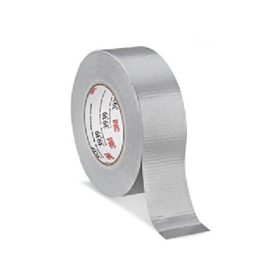 3M 3939 Duct Tape, textile tape silver, 48 mm x 54,8 m
