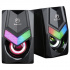 Marvo speakers SG-118, 2.0, 6W, black, volume control, gaming, 150Hz-20kHz, RGB backlighting