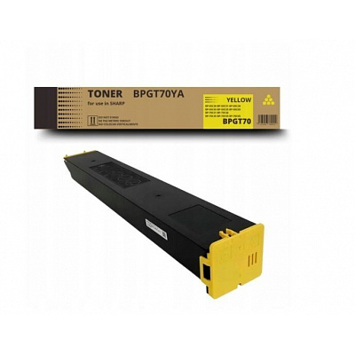 Sharp BP-GT70YA yellow compatible toner
