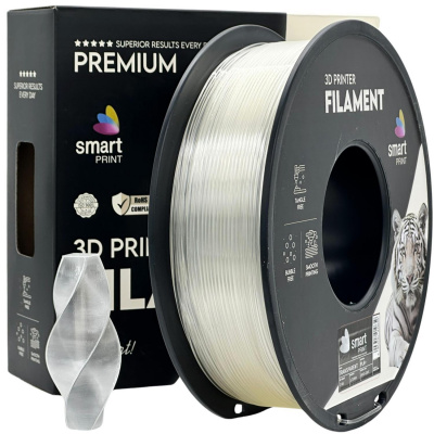 Smart Print FG-S51-E1, 3D filament, PLA+, 1,75mm, 1000g, Transparent